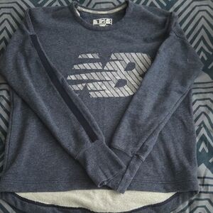 New Balance Women's Navy Crew Neck Sweater